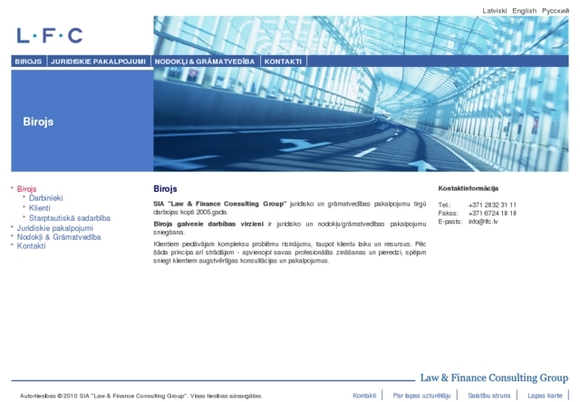 Law & finance consulting group, SIA