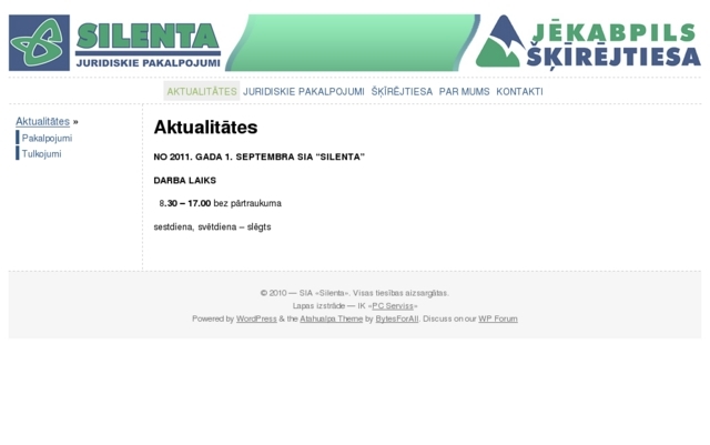 Silenta, SIA